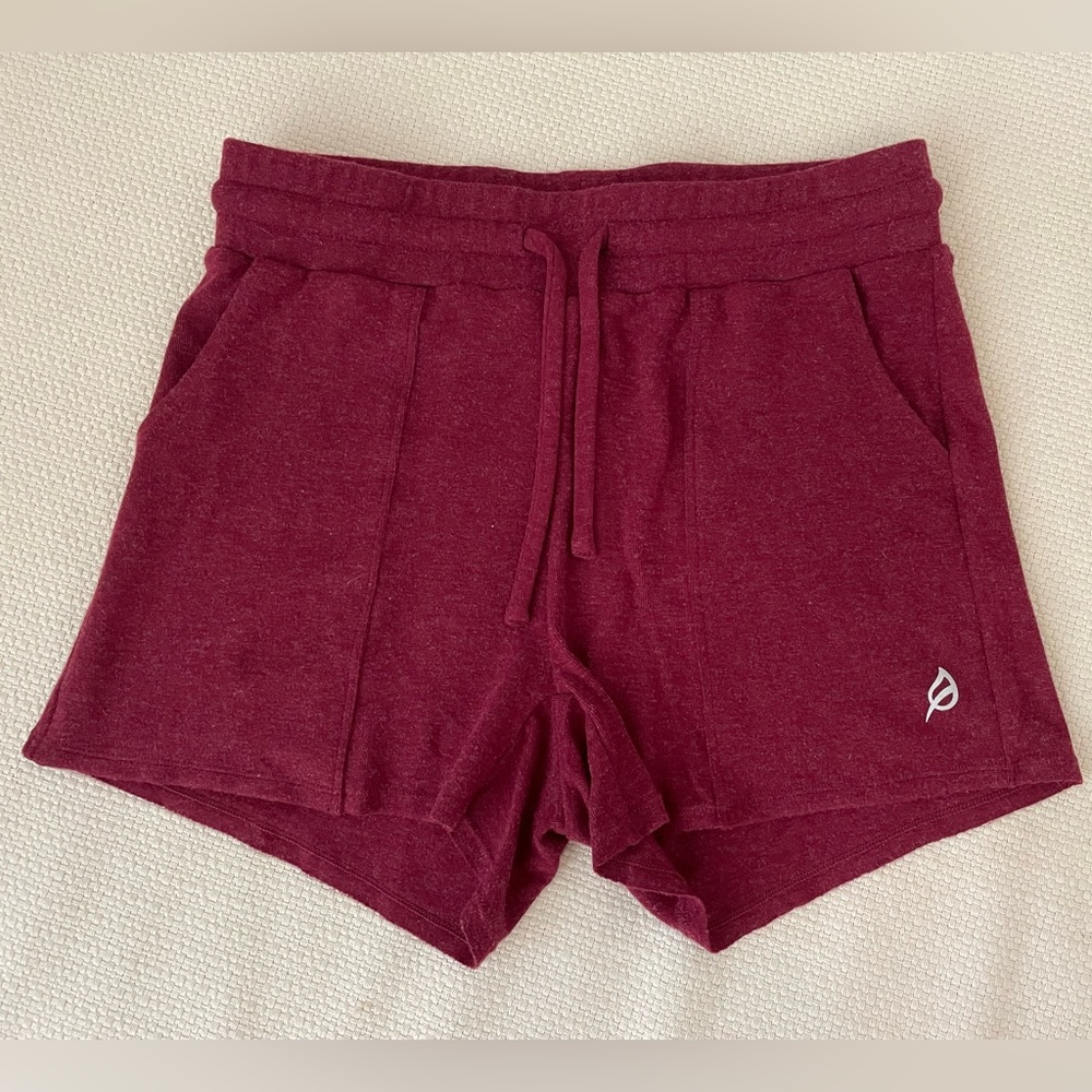 Ptula Sweater Shorts Cranberry XS, lounge shorts